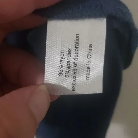 Lane Bryant Blue Tank Top Sz 14/16 - Picture 4 of 4